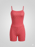 Raspberry tankini set