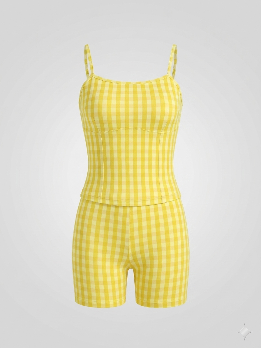 Lemontini tankini set