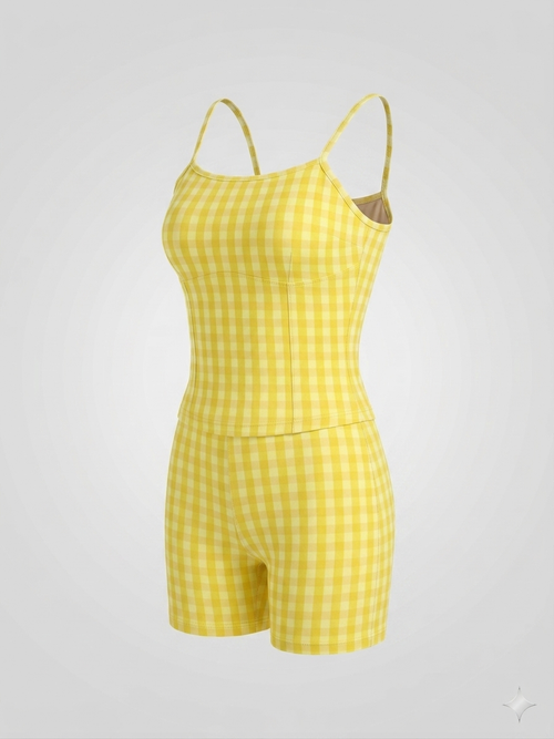 Lemontini tankini set