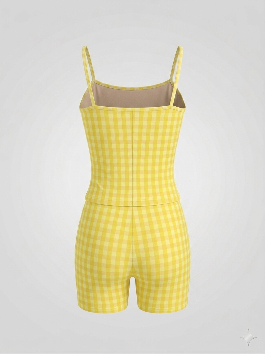 Lemontini tankini set
